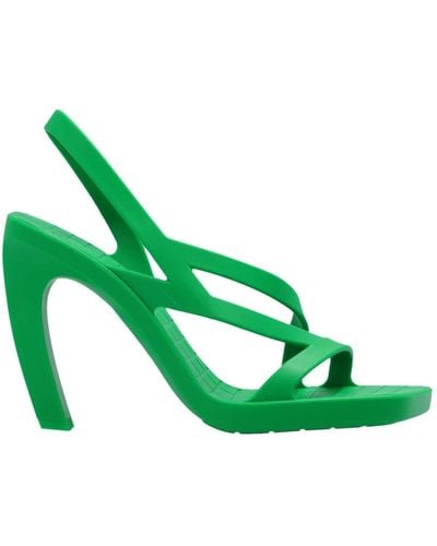 Bottega Veneta High Heel Sandals - Green