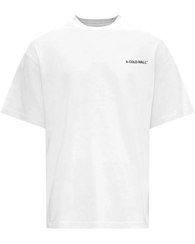 A_COLD_WALL* Essentials logo t-shirt - Weiß