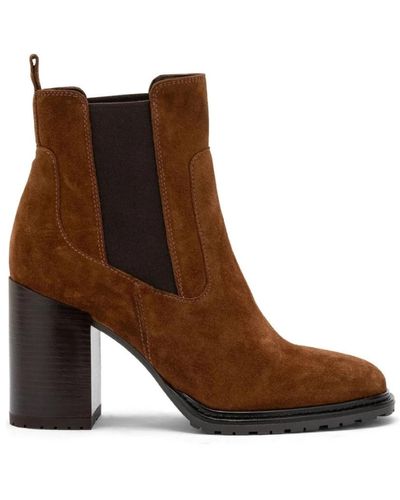 Carmens Heeled Boots - Brown