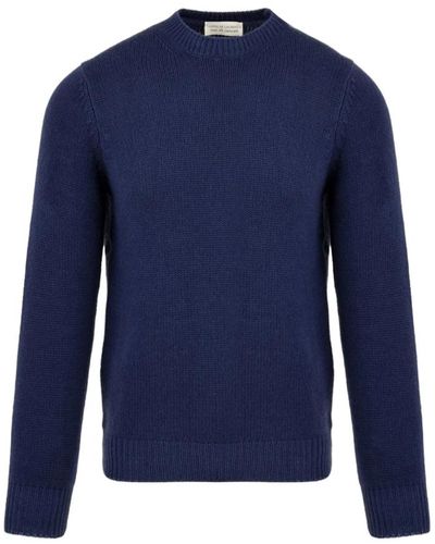 FILIPPO DE LAURENTIIS Knitwear > round-neck knitwear - Bleu
