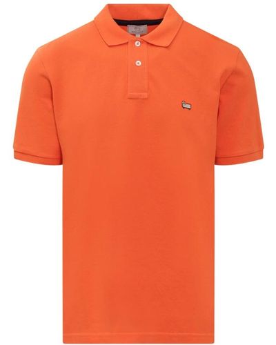 Woolrich Polo Shirts - Orange