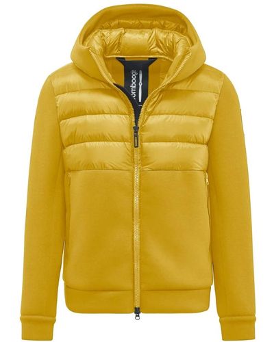 Bomboogie Turin Jacket - Jacke aus zwei Materialien - Gelb