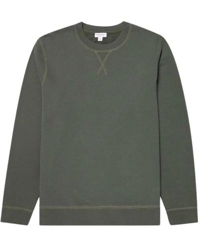 Sunspel Sweatshirts - Grün
