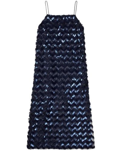 Munthe Bellissimo vestito con paillettes - movement 1328/24127 - Blu
