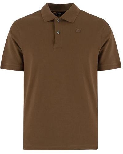 K-Way Polo Shirts - Brown