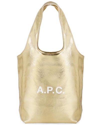A.P.C. Tote Bags - Metallic