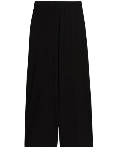 Weekend by Maxmara Wide Trousers - Black