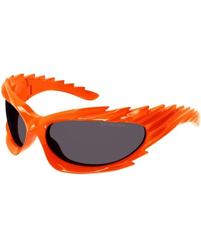 Balenciaga Spike sonnenbrille in /grau - Orange