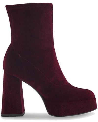 Tamaris Heeled Boots - Purple