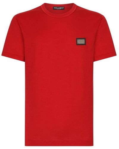 Dolce & Gabbana T-Shirts - Red