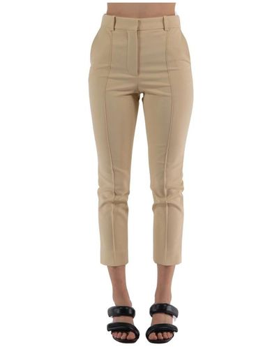 Lanvin Cropped Trousers - Natural