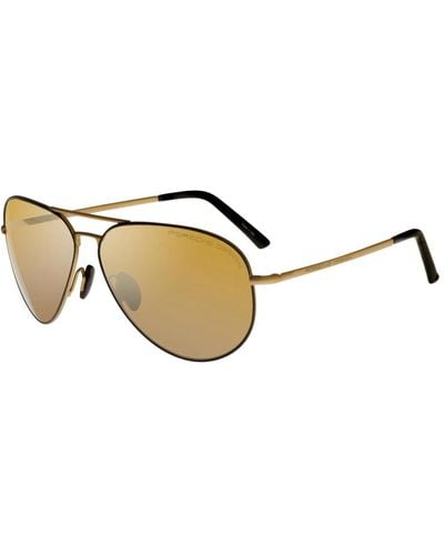 Porsche Design Bronze/brown gold occhiali da sole - Metallizzato