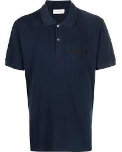 Alexander McQueen Klassisches Polo-Shirt für Herren - Blau