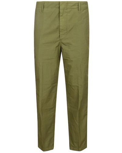 Dondup Straight Trousers - Green