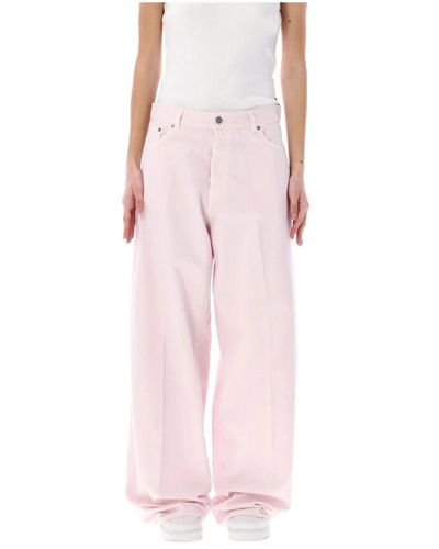 Haikure Wide Jeans - Pink