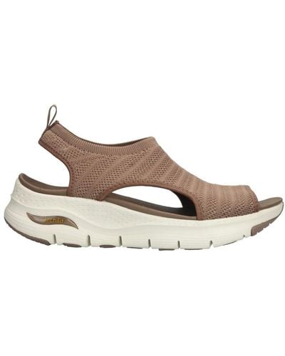 Skechers Flat Sandals - Brown