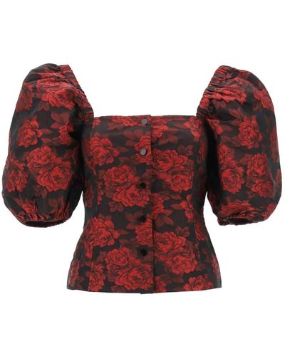 Ganni Blouses - Red