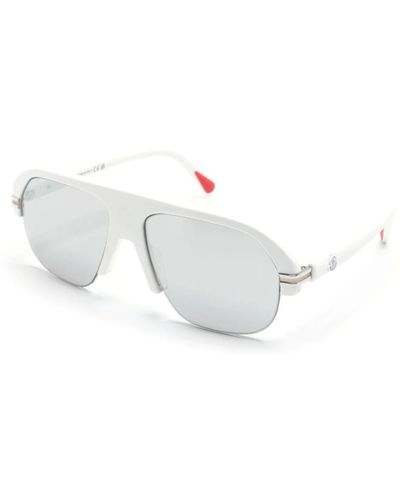 Moncler Stilvolle sonnenbrille für den täglichen gebrauch - Mettallic