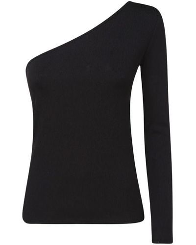 Calvin Klein Long Sleeve Tops - Black