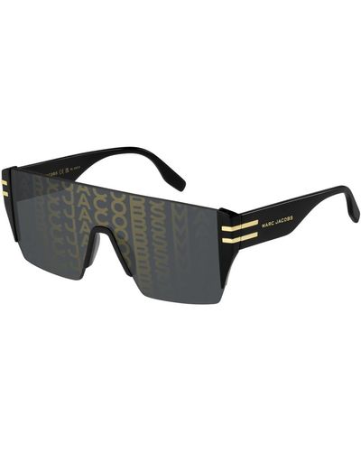 Marc Jacobs Schwarze goldene sonnenbrille