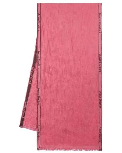 Acne Studios Winter scarves - Pink