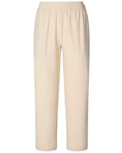 Save The Duck Straight Trousers - Natural
