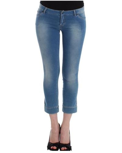 Ermanno Scervino Cropped jeans - Azul