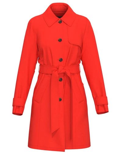 Marella Coats > trench coats - Rouge