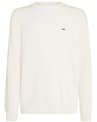 Tommy Hilfiger Essential slim maglione - Bianco