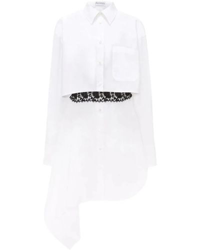 JW Anderson Midi dresses - Weiß