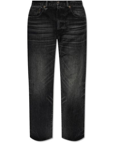 R13 Jeans con efecto vintage - Negro