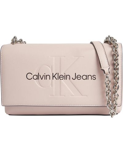 Calvin Klein Borsa a tracolla rosa catena convertibile