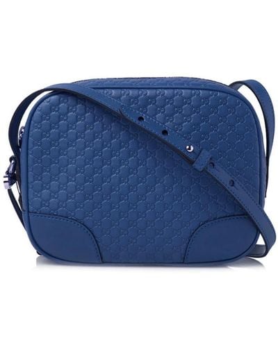 Gucci Leder crossbody tasche für frauen - Blau