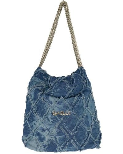 Gaelle Paris Tote Bags - Blue