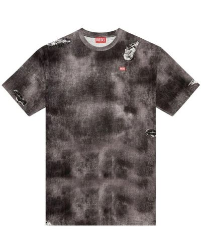 DIESEL T-Shirts - Grey