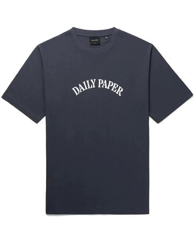 Daily Paper T-shirt con stampa culturale - Blu