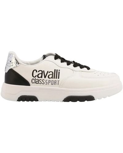 Class Roberto Cavalli Baskets - Blanc