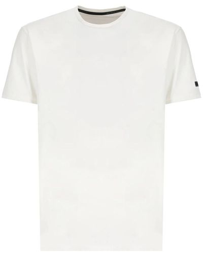 Rrd Weißes t-shirt mit logo-tab