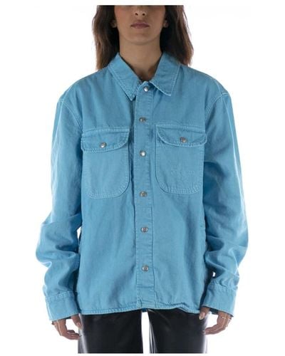 Calvin Klein Hemdjacke blau