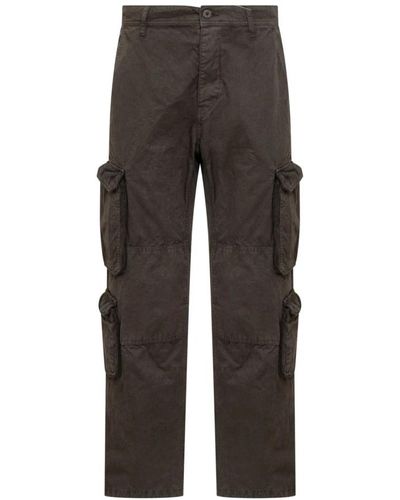 AMISH Trousers > wide trousers - Gris