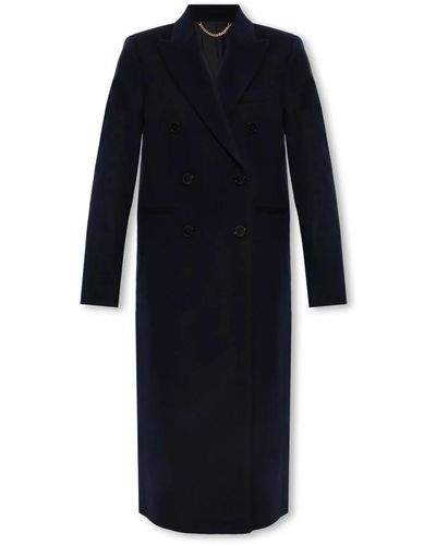 Victoria Beckham Coats > single-breasted coats - Bleu