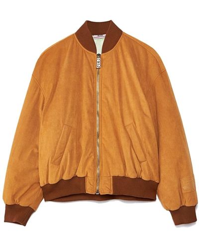 Gcds Bomber Jackets - Brown