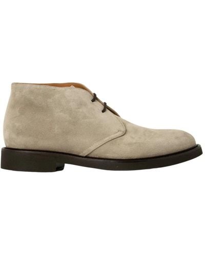 Doucal's Lace-Up Boots - Grey