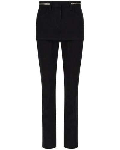 Givenchy Elegante straight jeans für frauen - Schwarz