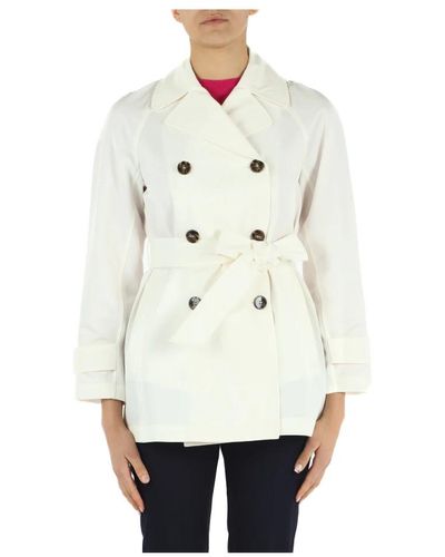 Emme Di Marella Coats > trench coats - Blanc