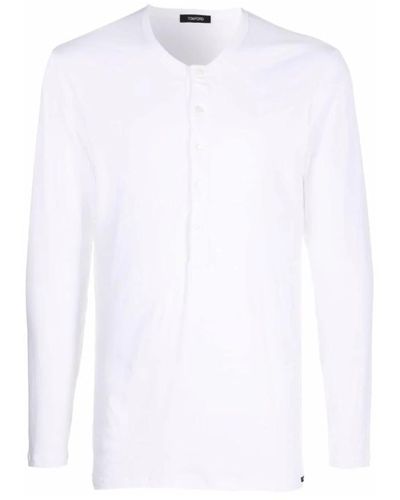 Tom Ford T-shirts à manches longues - Blanc