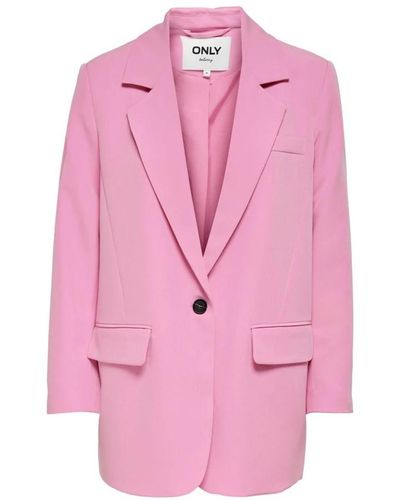 DE | Lyst - Rabatt Pink für Frauen Bis Only 65% Blazer