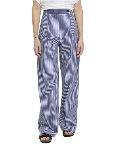 Department 5 Trousers > wide trousers - Bleu