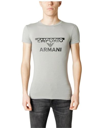 Emporio Armani Tops > t-shirts - Gris