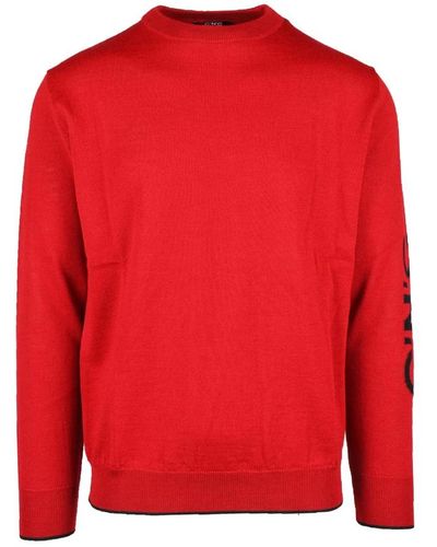 CoSTUME NATIONAL Round-Neck Knitwear - Red